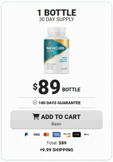 One bottle of Nerve Calm - 30 day supply