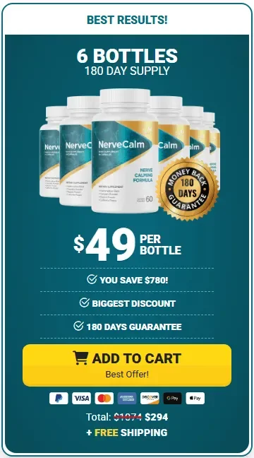 Six bottles of Nerve Calm - best value deal