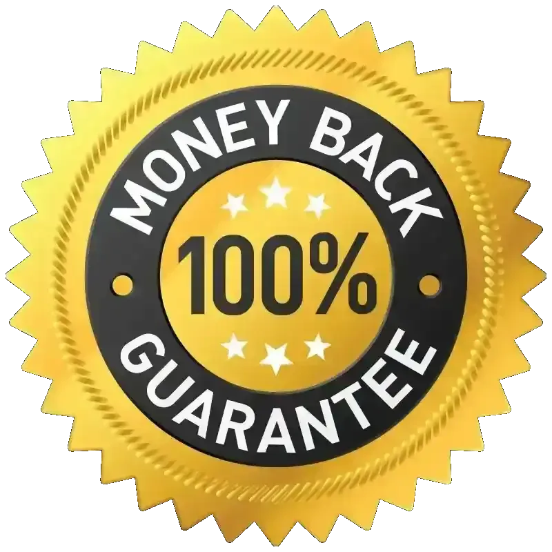 60-Day Money-Back Guarantee seal for Nerve Calm